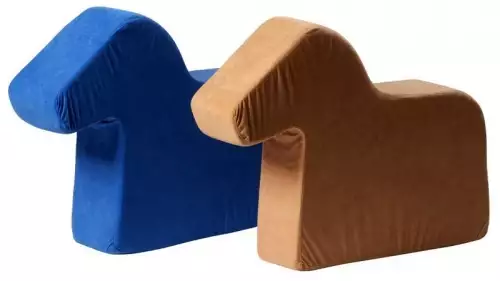 Dětský čalouněný molitanový koník se snímatelným potahem Pony