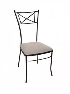 Jídelní kovaná židle s ozdobnými nýty Celine