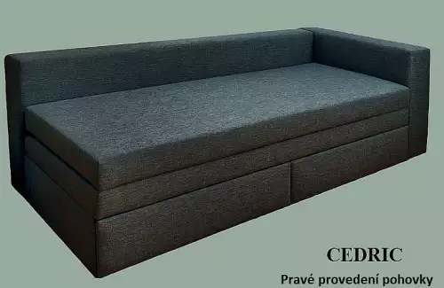 Moderní rozkládací pohovka do rohu na každodenní spaní Cedric