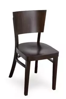 Celodřevěná kuchyňská židle - černá Hela 602113