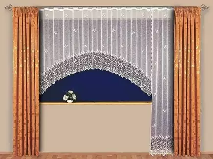 Bělená záclona Chloe certifikována ISO 9001