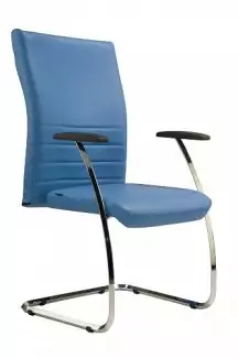 Chromované jednací křeslo Sandra