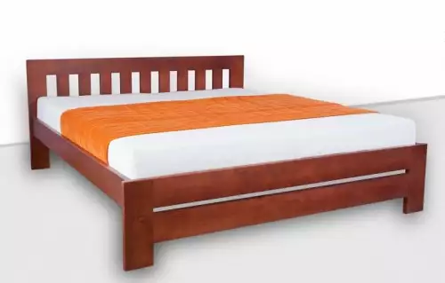 Masivní dvoulůžková postel CLAIRE