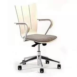 Elegantní pracovní židle s čalouněným sedákem Colin