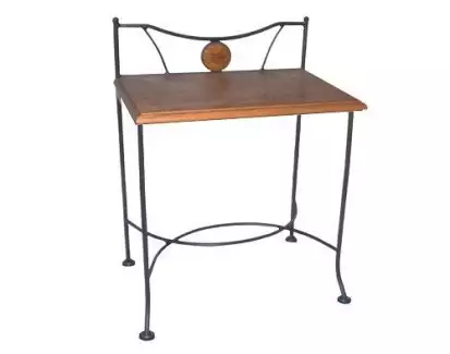 Noční stolek bez zásuvky s deskou z masivního dřeva Stefanie