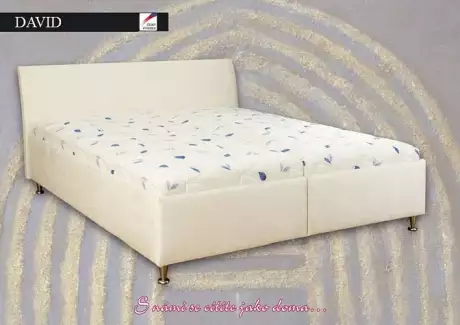 Manželská postel se zvýšenou lehací plochou David