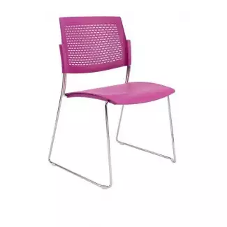 Designová plastová konferenční židle Eliška - typ sáně