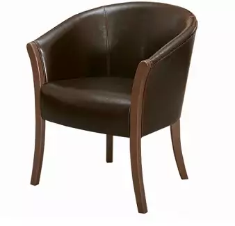 Klasické designové půlkruhové židlové křeslo Tomáš
