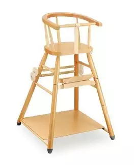 Dětská dřevěná židle na kolečkách Aneta 017133