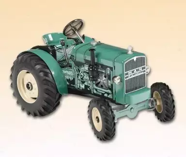 Dětská hračka na pérový strojek Traktor KVP 07