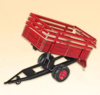 Dětská hračka  z potištěného plechu Vlek s nástavbou