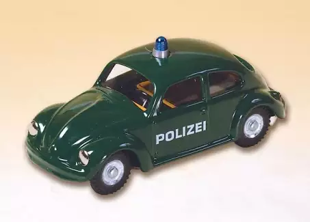 Dětská hračka z roku 1969 VW brouk policie 