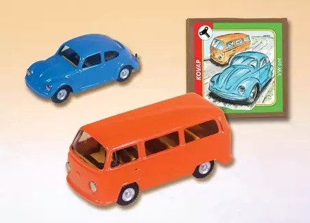 Dětská hračka z plechu VW set - 2 ks