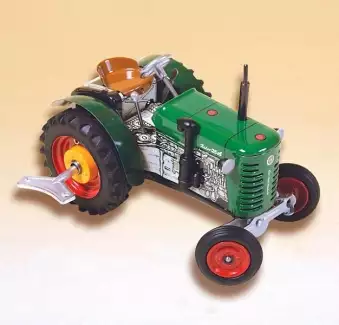 Dětská kovová hračka Traktor KVP 09 