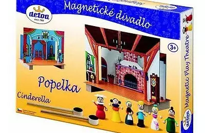 Magnetické divadlo vhodné pro děti od 3 let Popelka