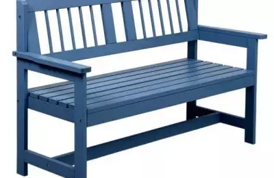 Dřevěná zahradní lavice 03 se zádovými i loketními opěradly