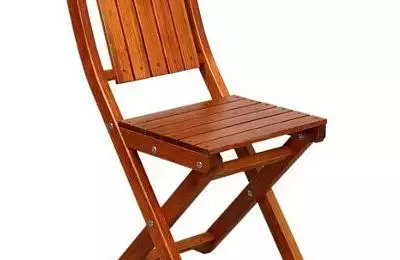 Dřevěná židle 05 na zahradní restauraci