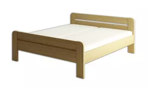Kvalitní dvoulůžková postel Marek z laminové dřevotřísky