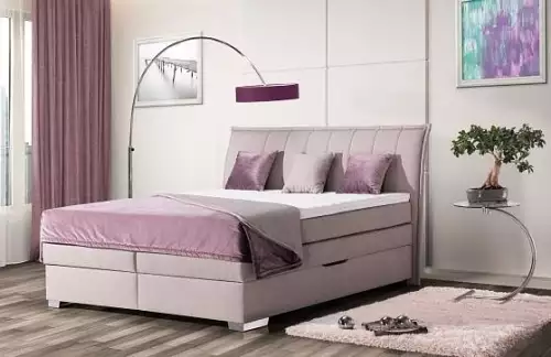 Manželská čalouněná postel šířka 160 cm Vincent