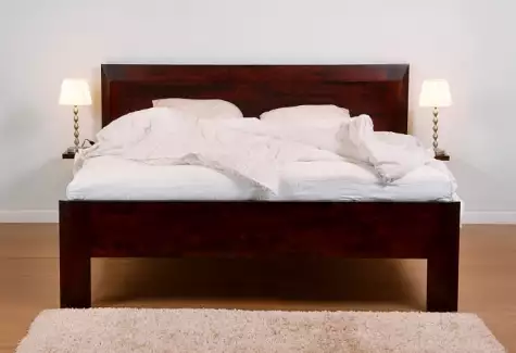 Dvojlůžko Ennie Family z masivu dub cink