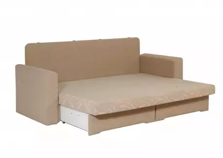 Moderní rozkládací pohovka typ sedačka s výsuvným úložným prostorem Fred