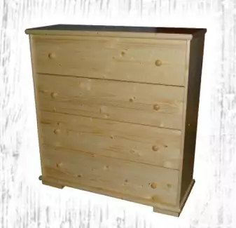 Komoda z masivního dřeva na nožkách Gama 45