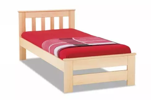 Pevné masivní jednolůžko GRETA