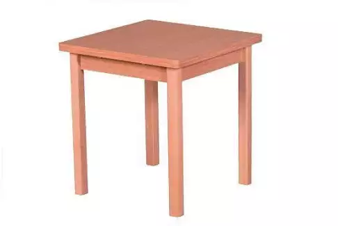 Jídelní stůl 70 x 70 cm i roztahovací v dezénu buk H1