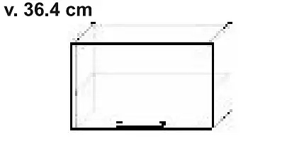 Horní závěsná skříňka do kuchyně výklopná pro vestavný odsavač