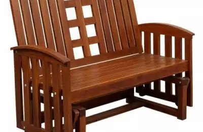 Houpací dřevěná lavice (křeslo) pro 2 osoby