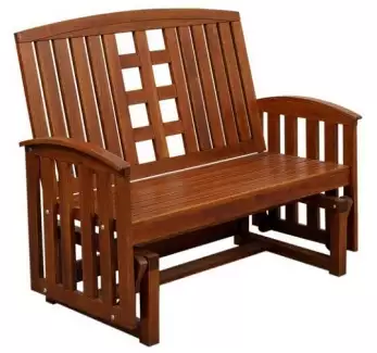 Houpací dřevěná lavice (křeslo) pro 2 osoby