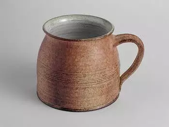 Hrnek půllitrák soudek z vysoce užitkové ozdobné keramiky