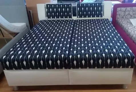 Zvýšené čalouněné dvoulůžko Jakub 180 cm pro seniory  - skladem!!!