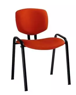 Jednací židle s černým lakováním Blanka