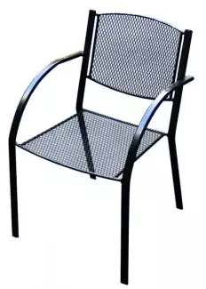 Jednoduchá a praktická kovová židle Petra