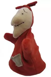 Pohádkový maňásek bez nožiček Ježibaba