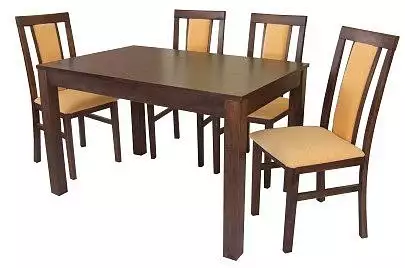 Jídelní set s rozkládacím stolem a 4x židle