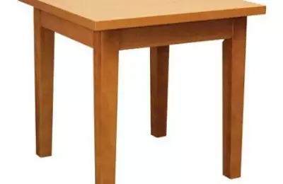 Čtvercový jídelní stůl - hranatý 80 x 80 cm JS 611 