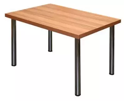 Jídelní stůl -110x70 cm s chromovanými nohami JS 625