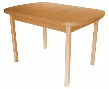 Jídelní stůl rozkládací 120 x 80 cm z masivu buk Pamír