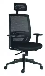 Moderně designovaná kancelářská židle se síťovinou Above