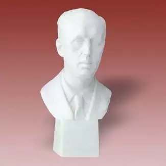 Porcelánová figura o výšce 15,5 cm Karel Čapek - busta