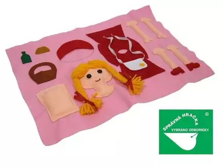 Vystřihovací karkulka 25 cm pro děti od 5 let