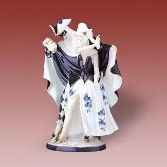 Ozdobný porcelán vážící 4,3 kg Karneval