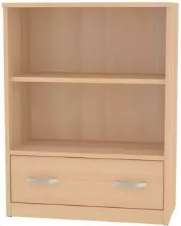 Komoda se zásuvkou a dvěma otevřenými přihrádkami KB 2
