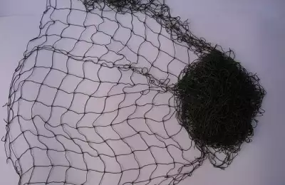 Khaki síť z polyamidového vlákna 1,2x4 m