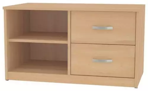 TV stolek se dvěma zásuvkami a policí KL 1