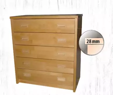 Komoda z masivního dřeva Alfa 60
