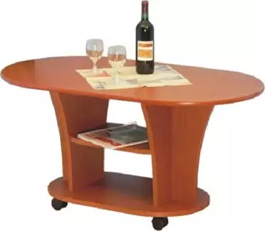 Konferenční stůl  K 5111 kulatý na kolečkách