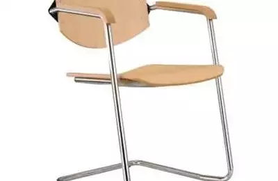 Konferenční židle Mia  dřevěná cantilever s nosností až 120 kg
